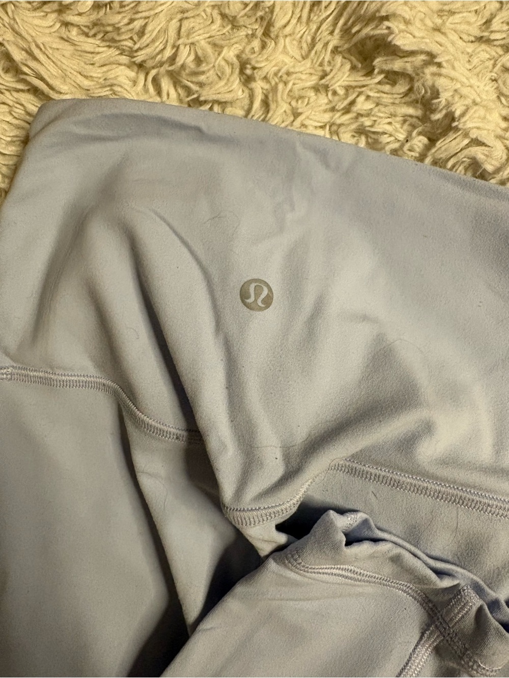 Lululemon Light Blue/ Periwinkle Align Leggings with Logo